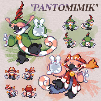 Pantomimik, the Pantomime Lizard