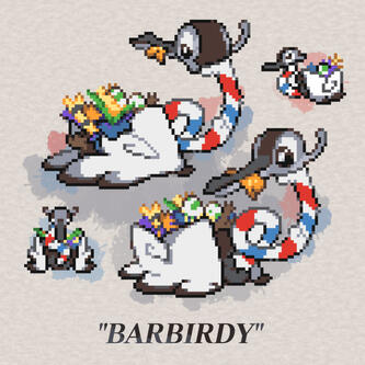 Barbirdy, the Barber Bird