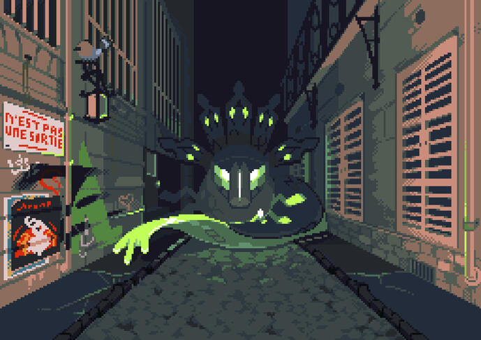 Pokemon Legends ZA fan print - "N'EST PAS UNE SORTIE"