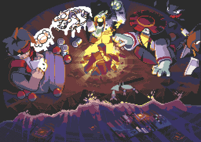 Pokemon RBY fan print - "Missingno"